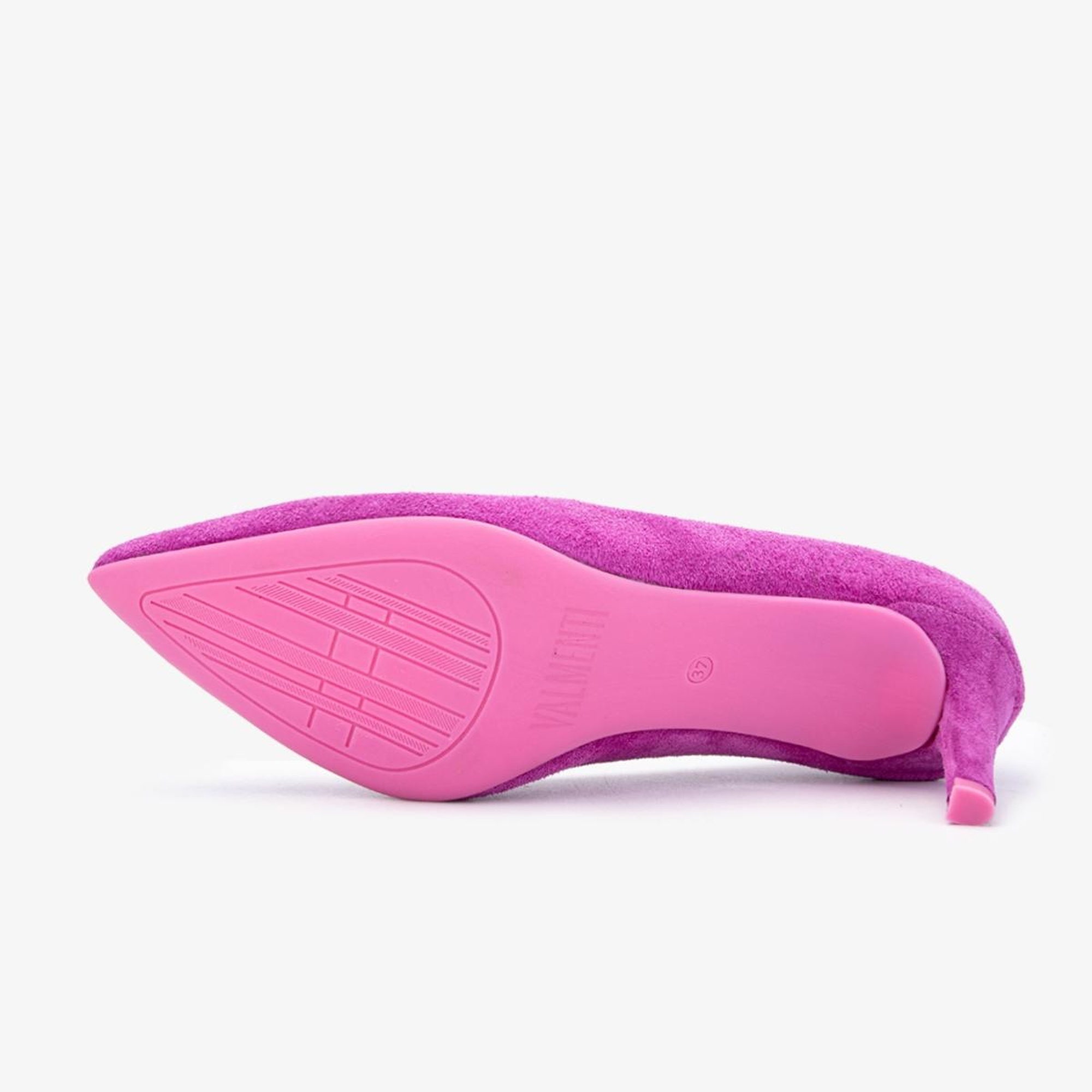 Valmenti Ers Kadın Fusya süet Hakiki Deri Topuklu Ayakkabı