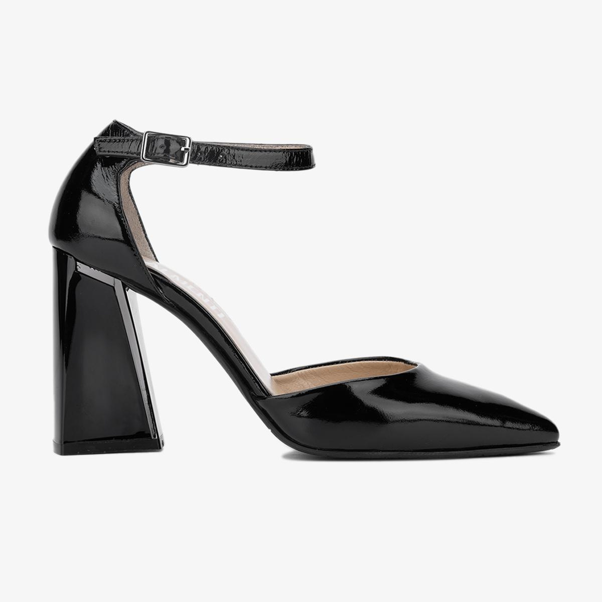 Valmenti Cielo Kadın SIYAH KRSK RGN Hakiki Deri Topuklu Ayakkabı