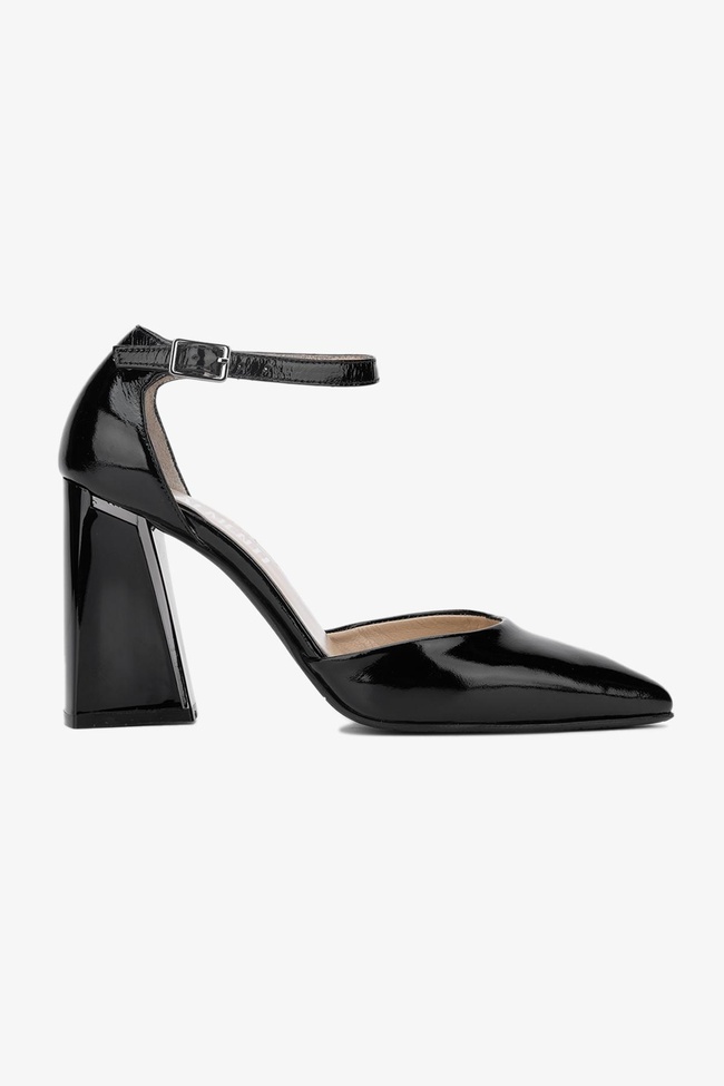  Valmenti Cielo Kadın SIYAH KRSK RGN Hakiki Deri Topuklu Ayakkabı