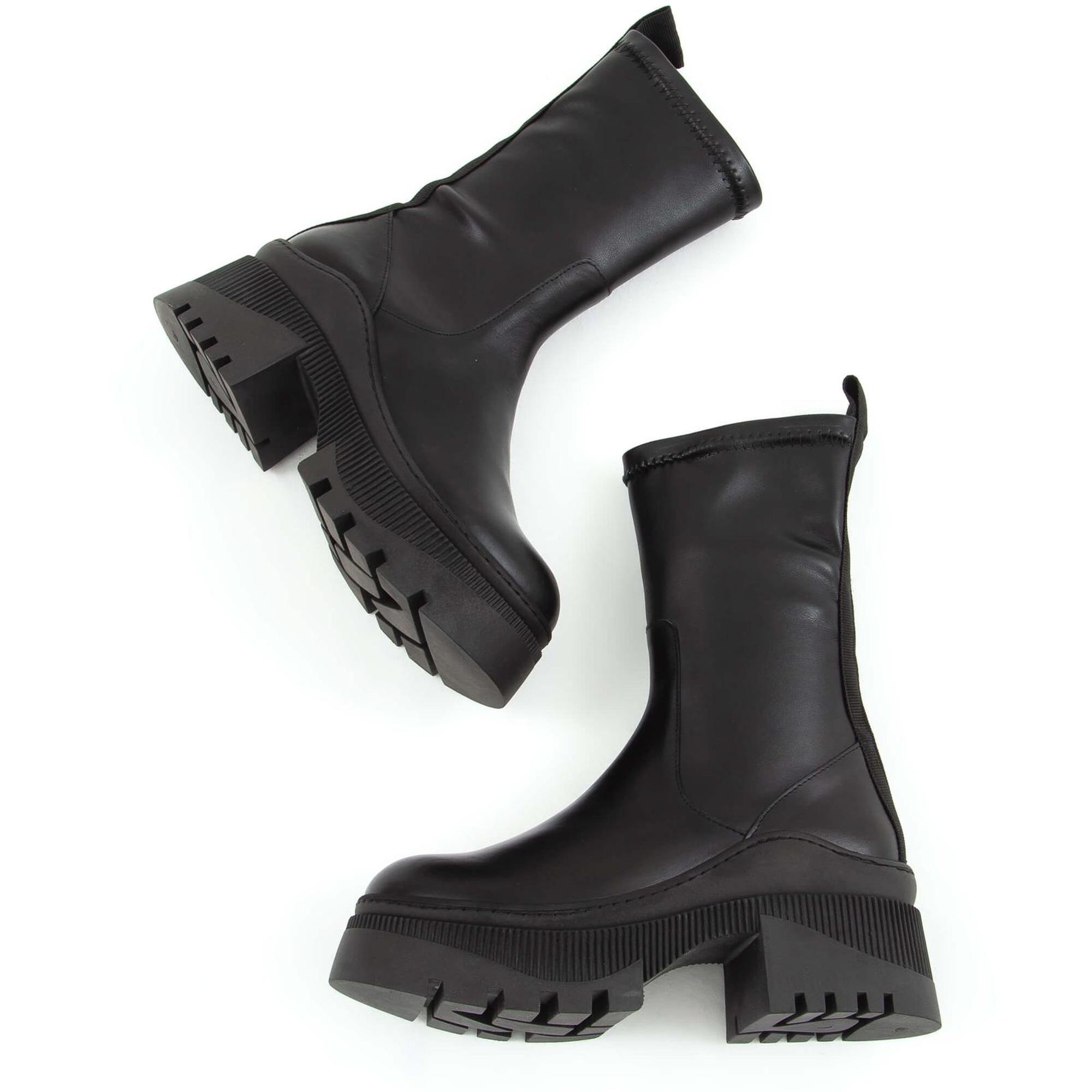 Tamer Tanca Kadın Hakiki Deri Siyah Analin Casual Bot