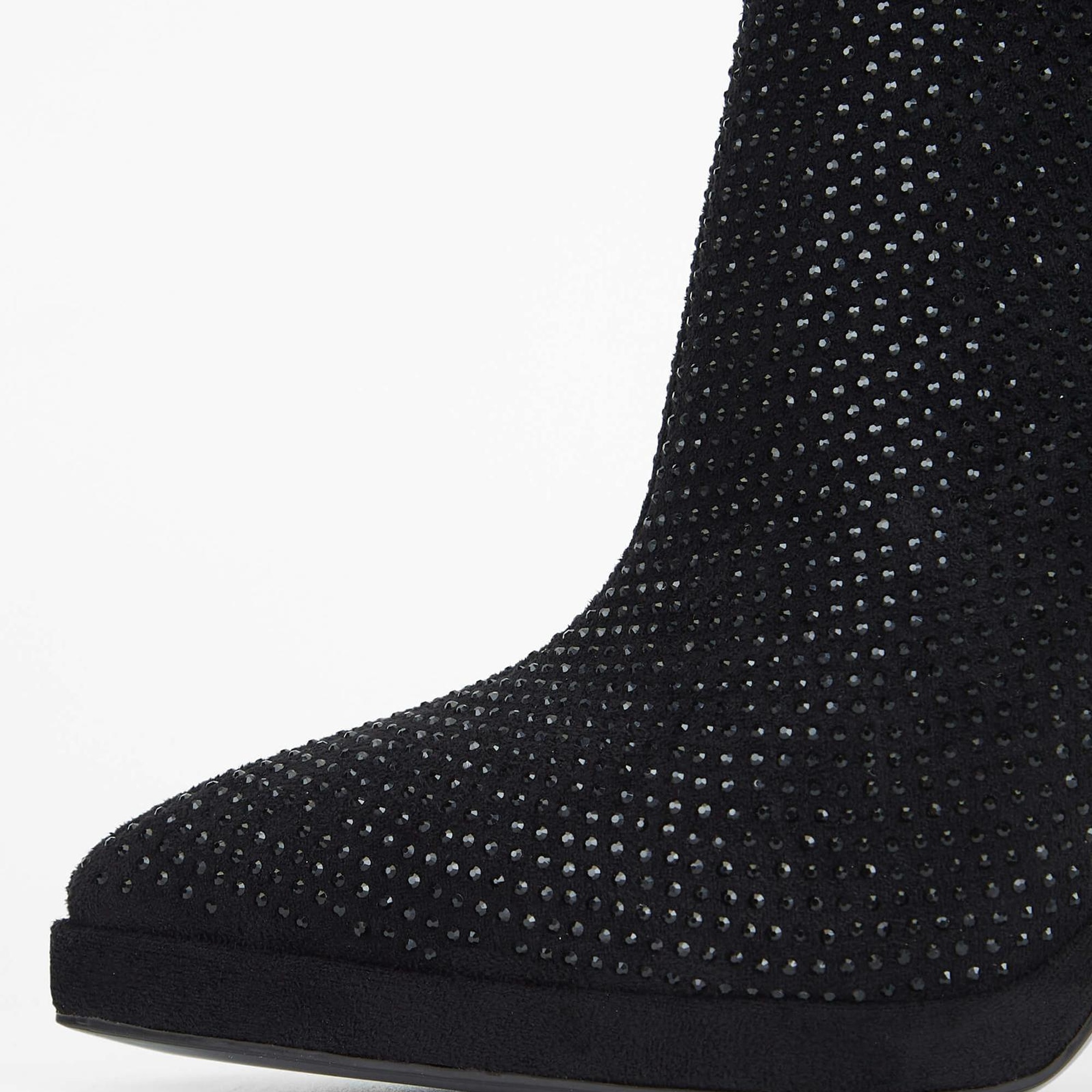 Tamer Tanca Kadın Hakiki Deri Siyah Topuklu Bot