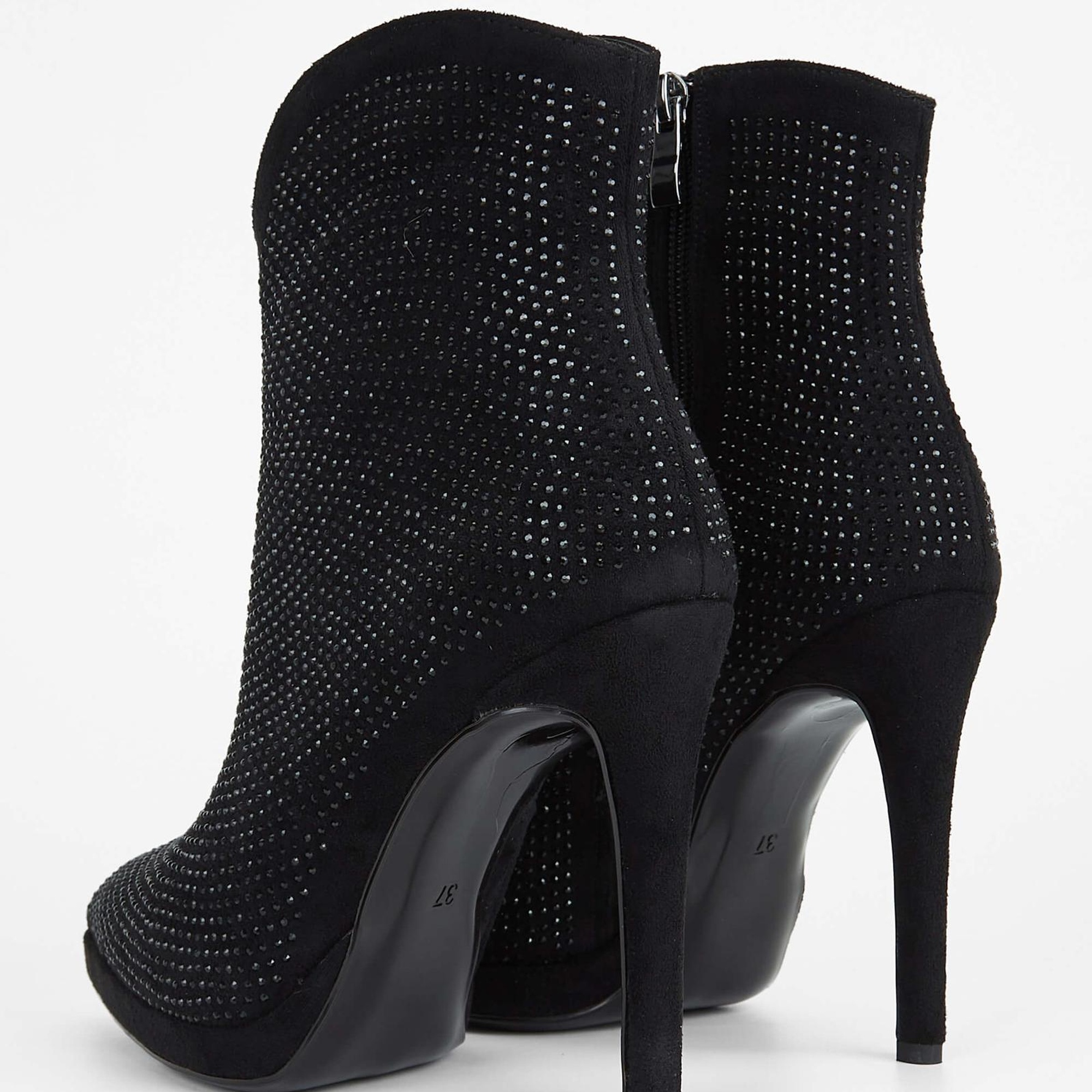 Tamer Tanca Kadın Hakiki Deri Siyah Topuklu Bot