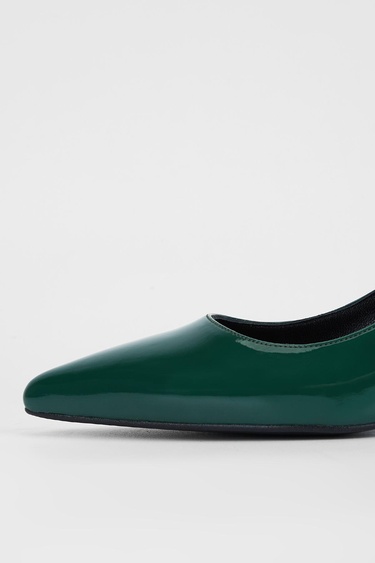  Valmenti Kadın Yeşil Rgn Vegan Topuklu Ayakkabı