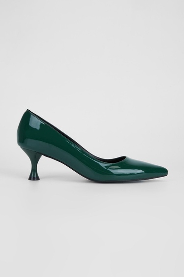  Valmenti Kadın Yeşil Rgn Vegan Topuklu Ayakkabı