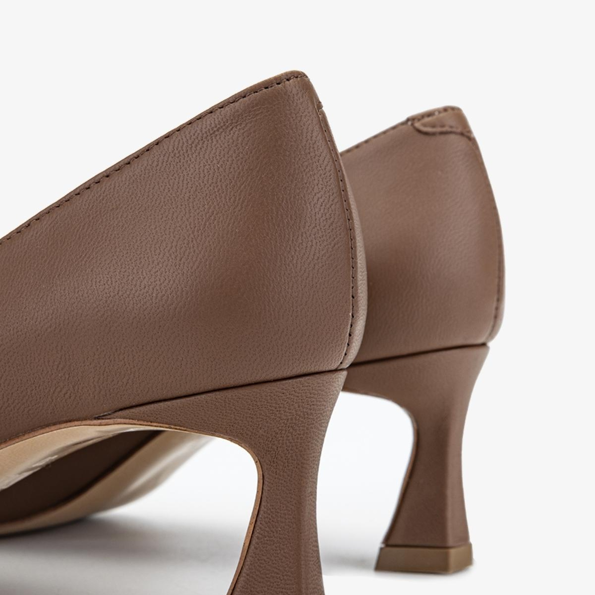 Valmenti Sergio Kadın Taba Hakiki Deri Topuklu Ayakkabı