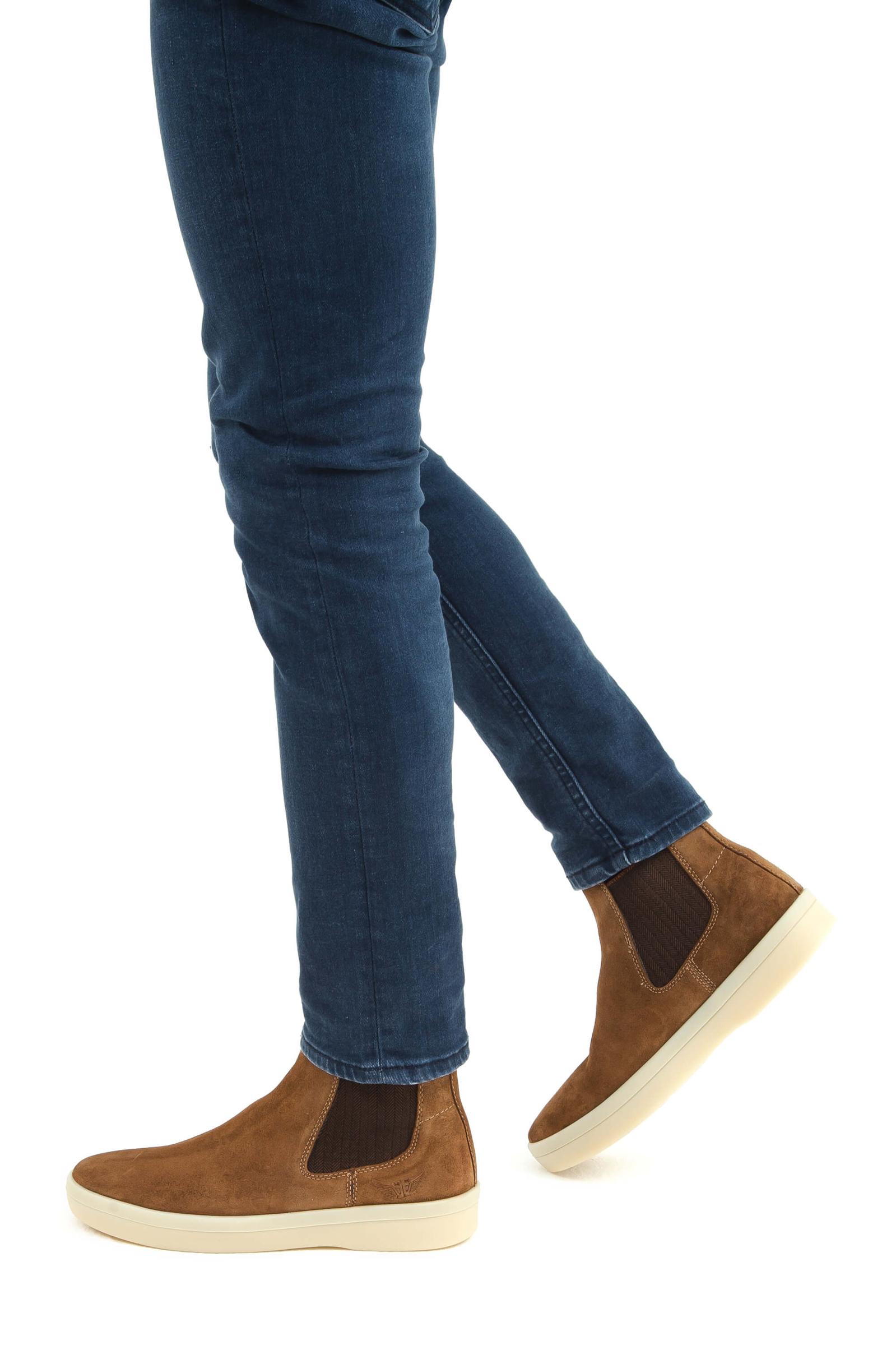  Tamer Tanca Erkek Hakiki Deri Taba Süet Casual Bot