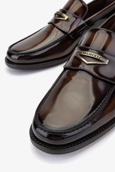 Valmenti Erkek Hakiki Deri Taba Loafer Ayakkabı