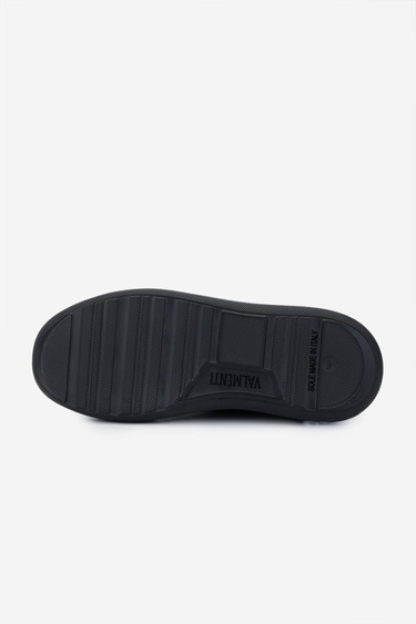  Valmenti Erkek Hakiki Deri Siyah Deri Sneakers & Spor Ayakkabı
