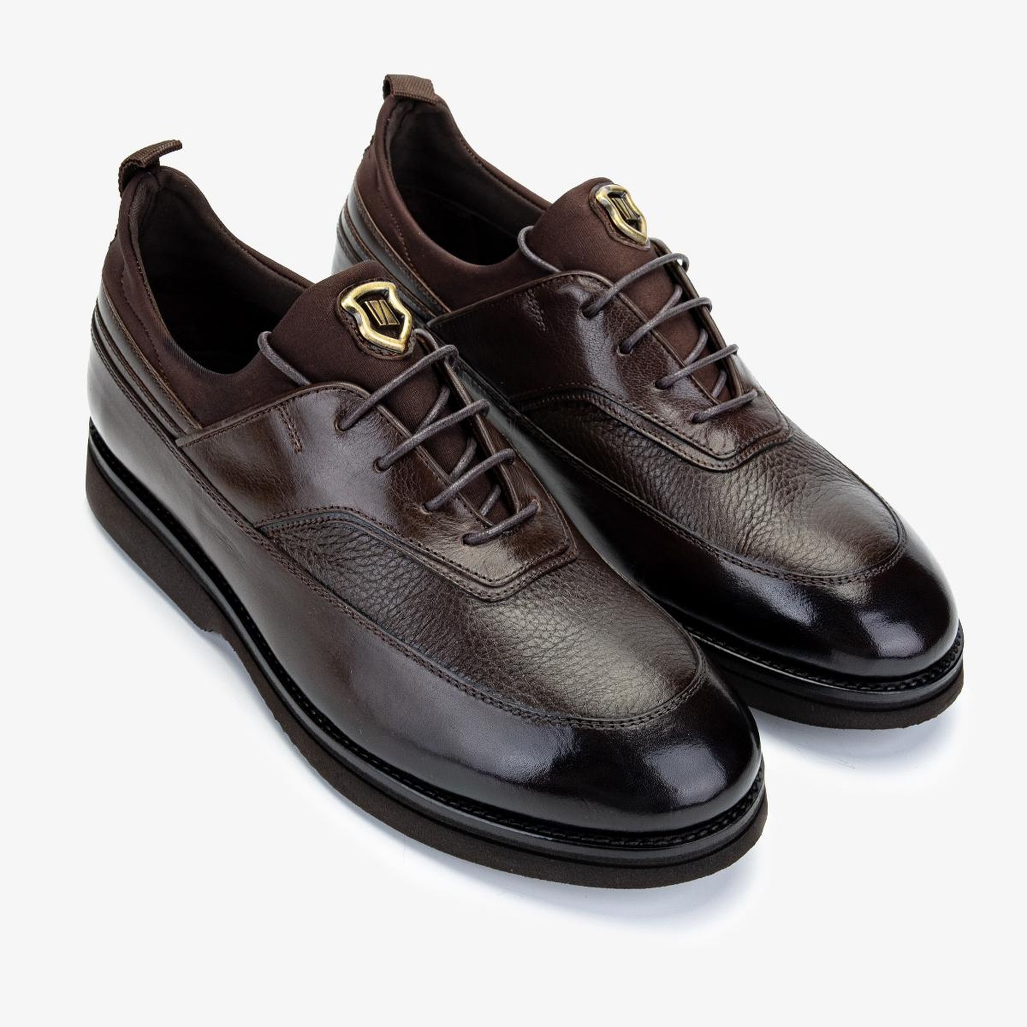 Valmenti Erkek Hakiki Deri Kahverengi Ayakkabı