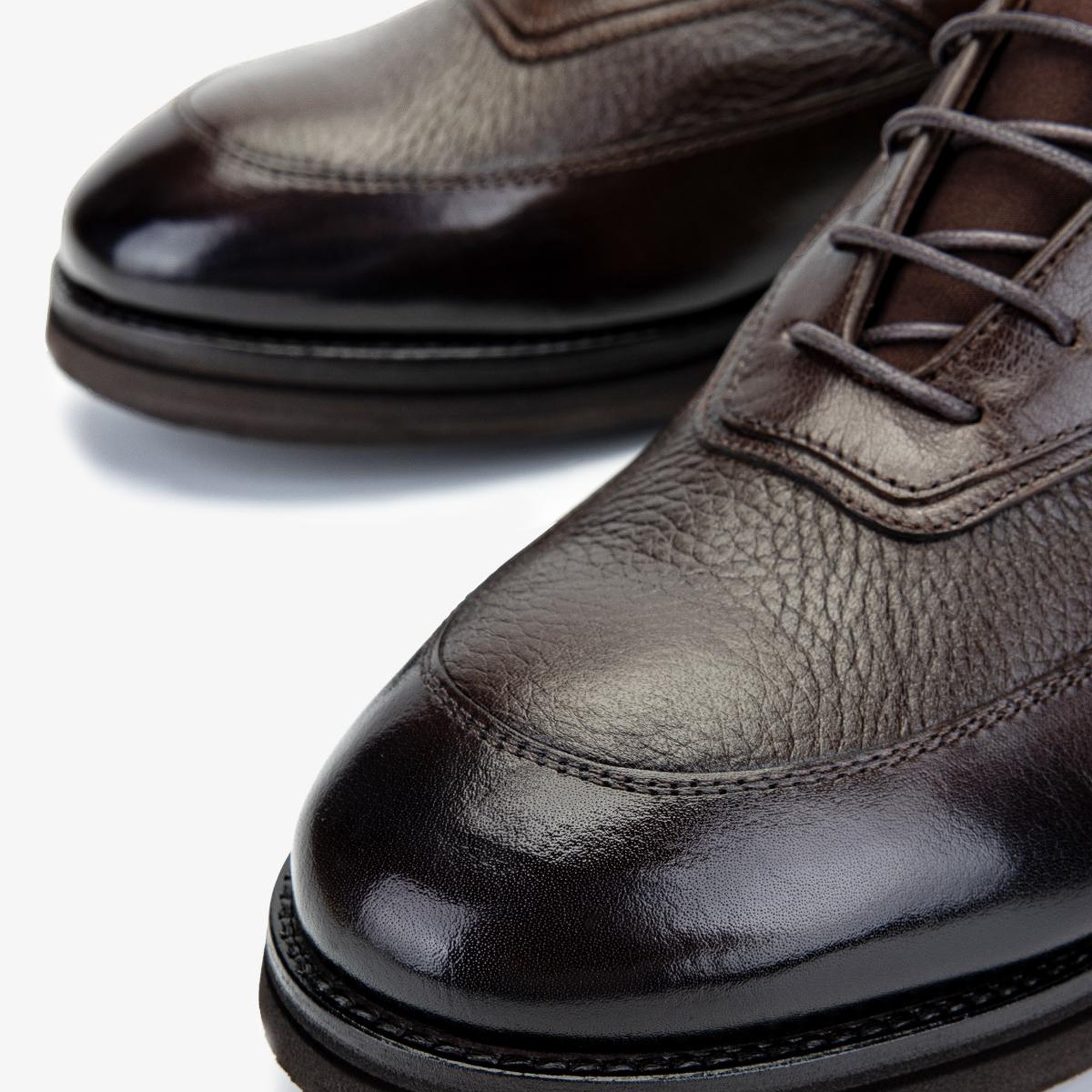 Valmenti Erkek Hakiki Deri Kahverengi Ayakkabı