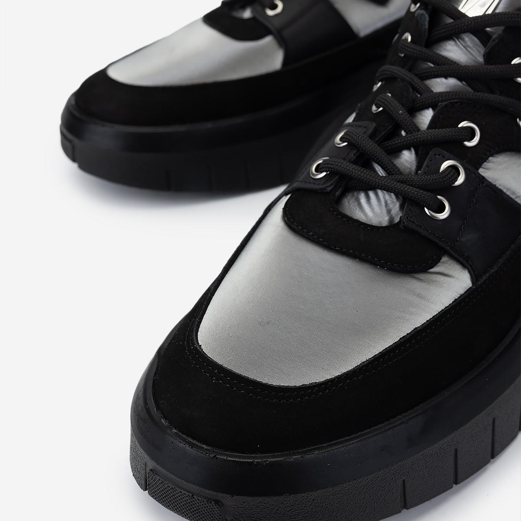 Valmenti Erkek Hakiki Deri Siyah Sneakers & Spor Ayakkabı