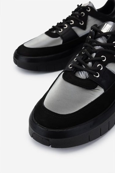  Valmenti Erkek Hakiki Deri Siyah Sneakers & Spor Ayakkabı