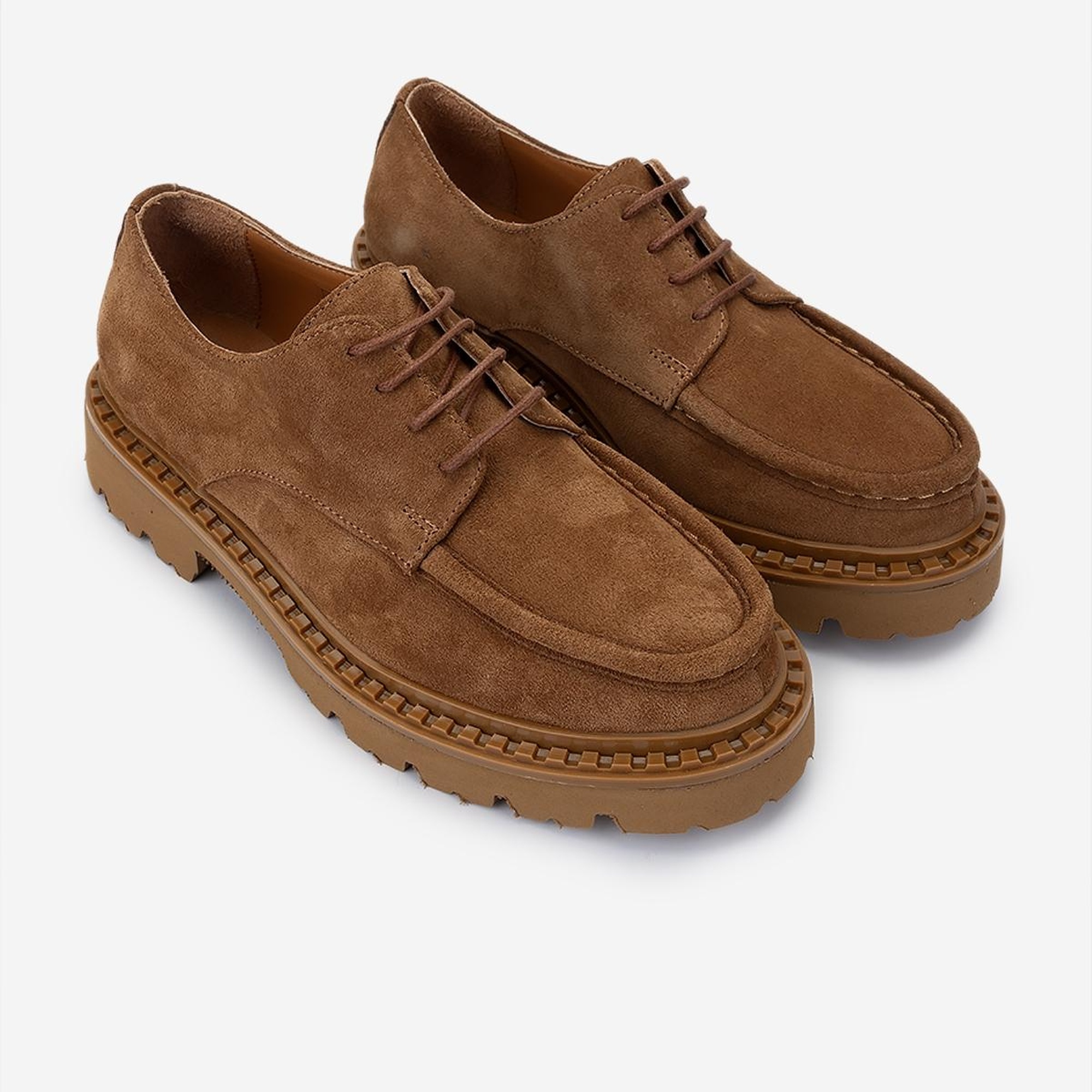 Valmenti Kadın Tütün Süet Casual Ayakkabı