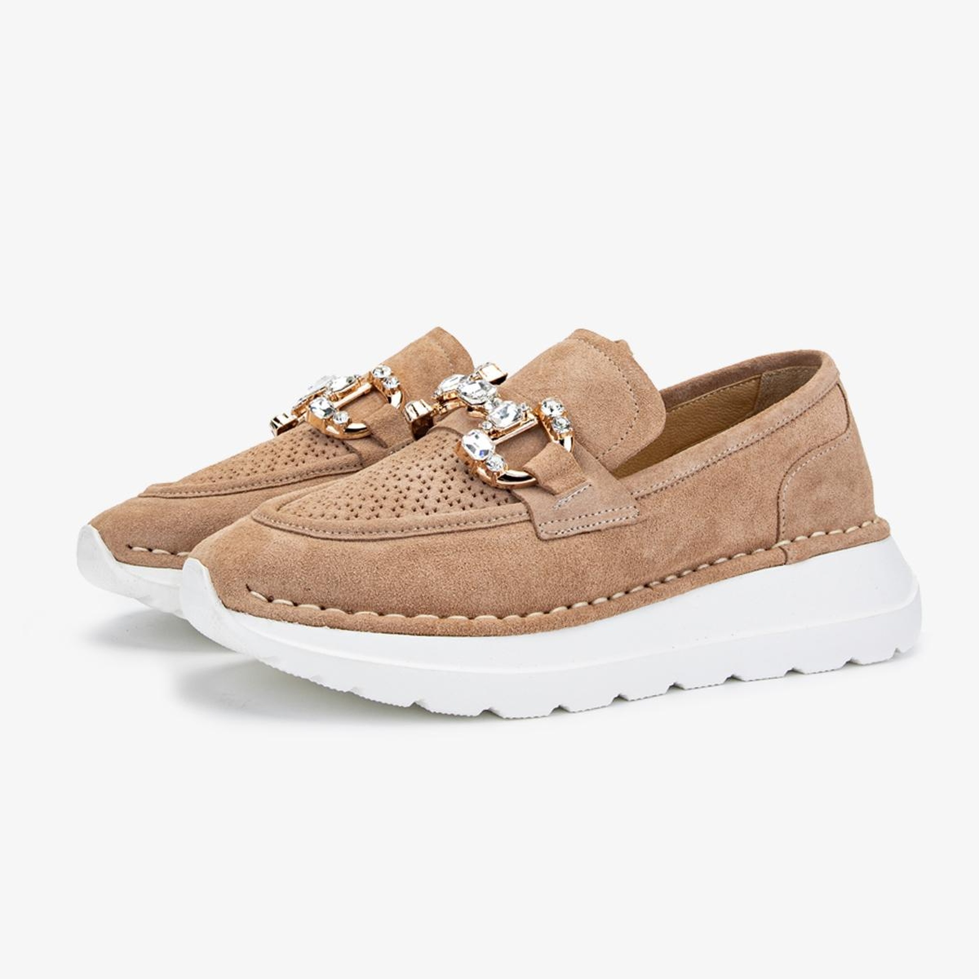 Valmenti Misty Kadın Nude Hakiki Deri Casual Ayakkabı