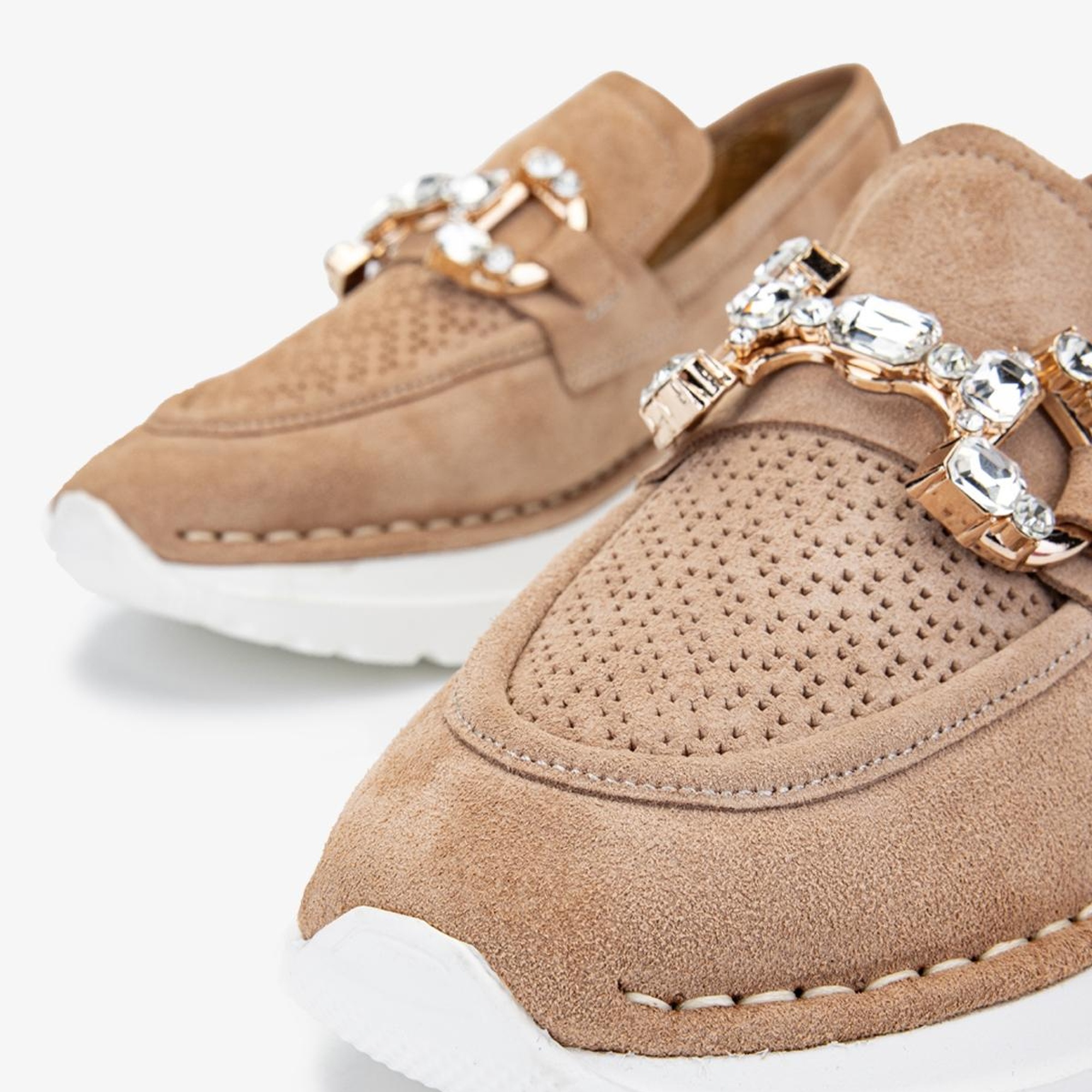 Valmenti Misty Kadın Nude Hakiki Deri Casual Ayakkabı