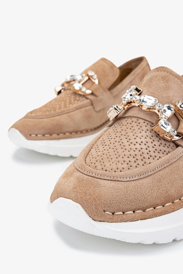  Valmenti Misty Kadın Nude Hakiki Deri Casual Ayakkabı