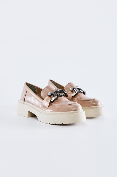  Valmenti Elda Kadın Vizon Vegan Loafer Ayakkabı