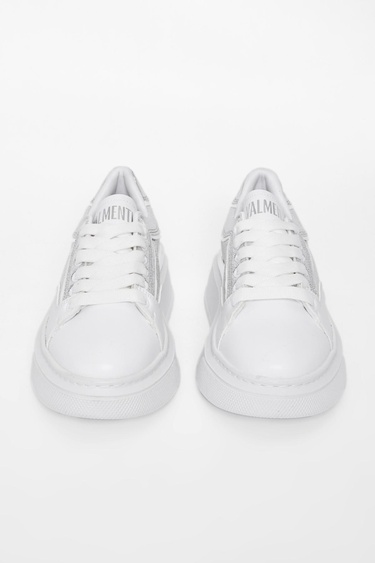  Valmenti Kadın Beyaz Gümüş Vegan Sneakers & Spor Ayakkabı