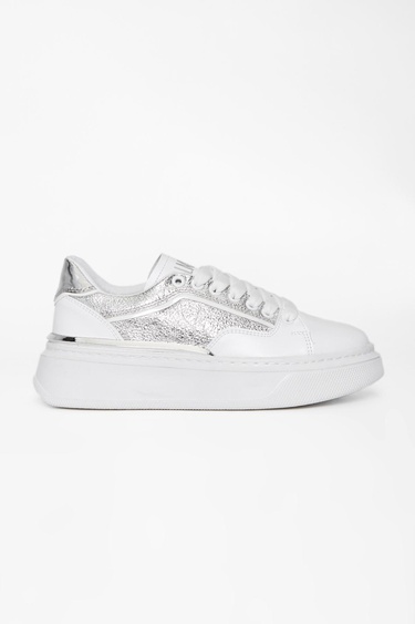  Valmenti Kadın Beyaz Gümüş Vegan Sneakers & Spor Ayakkabı