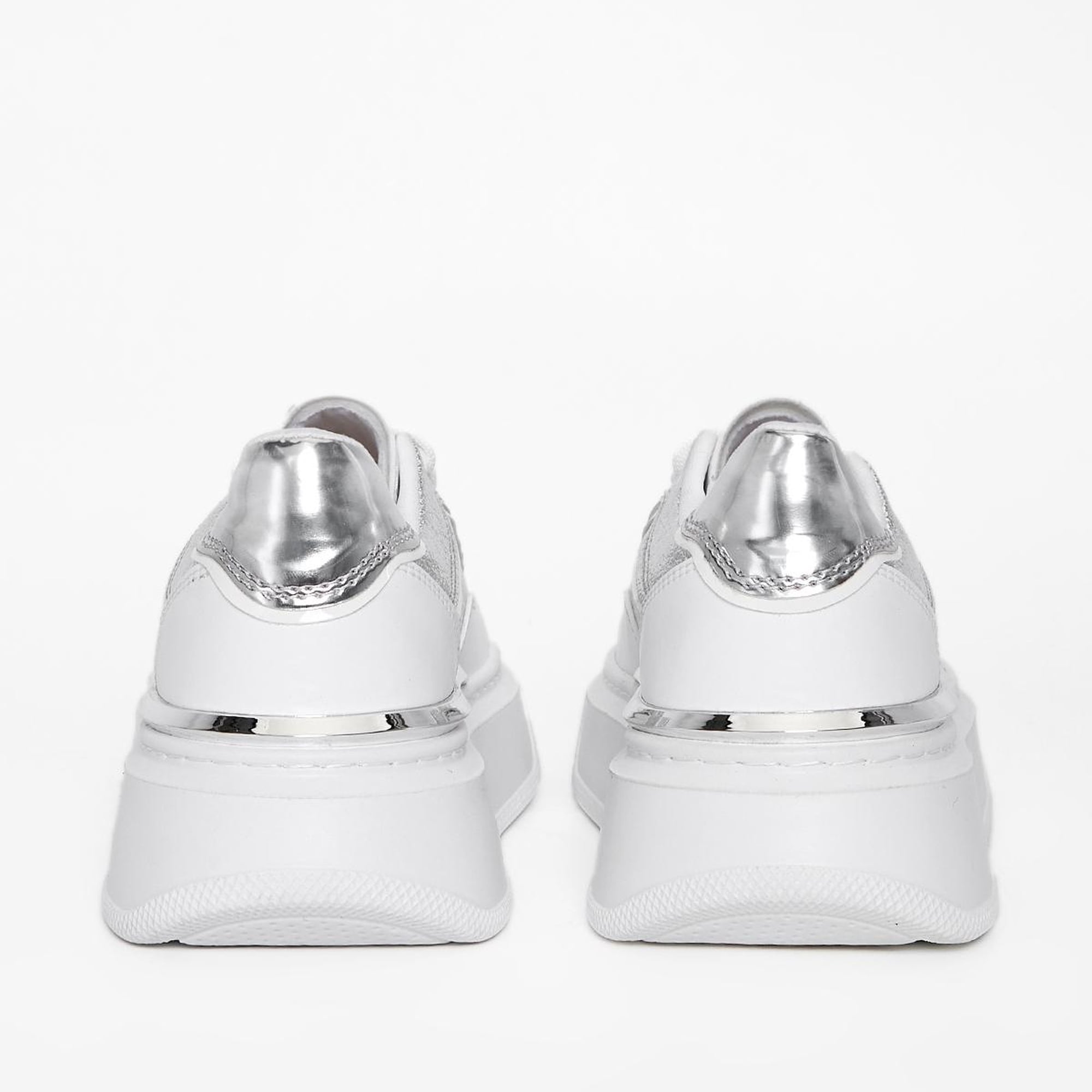 Valmenti Kadın Beyaz Gümüş Vegan Sneakers & Spor Ayakkabı