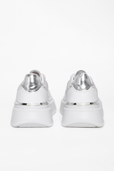  Valmenti Kadın Beyaz Gümüş Vegan Sneakers & Spor Ayakkabı