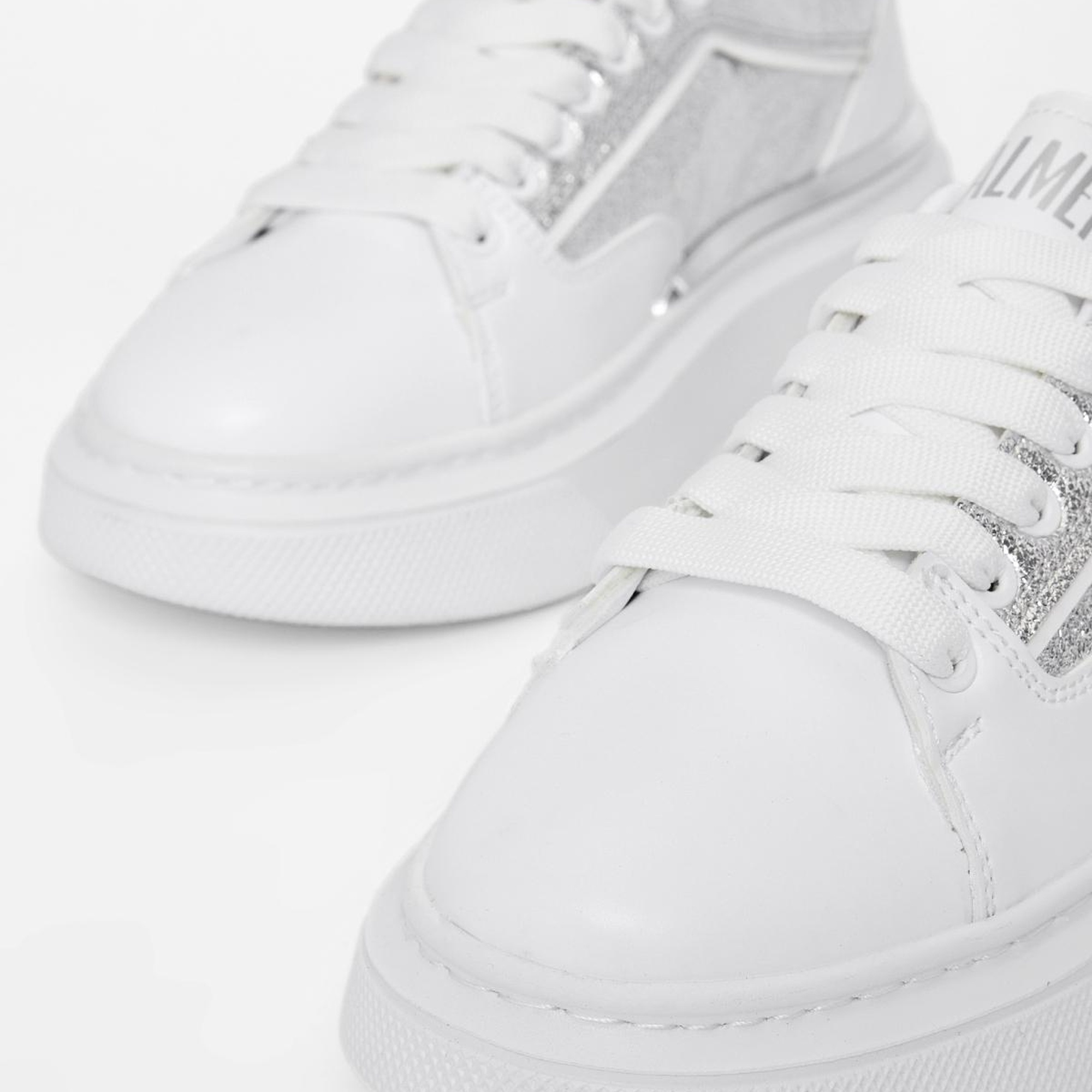 Valmenti Kadın Beyaz Gümüş Vegan Sneakers & Spor Ayakkabı