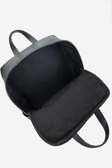  Valmenti Erkek Vegan Siyah Floter Sırt Çantası