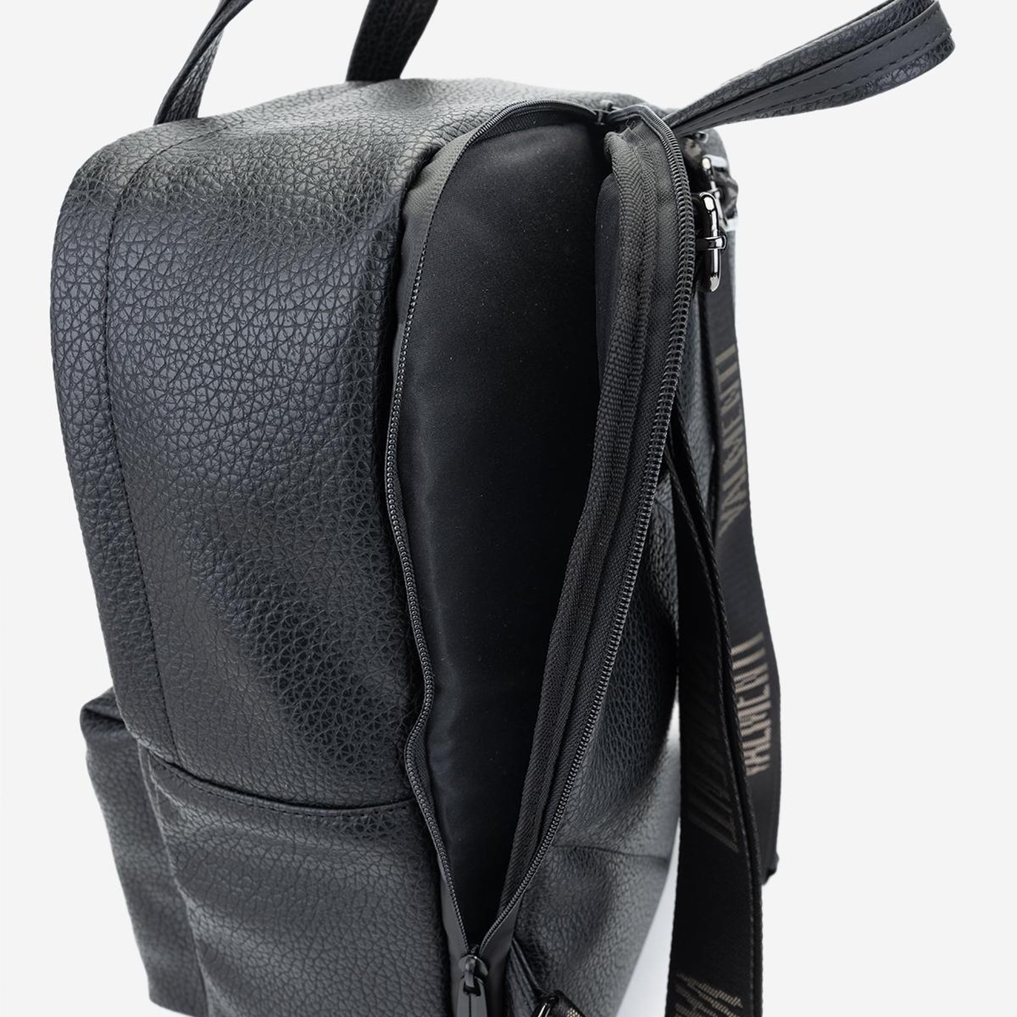 Valmenti Erkek Vegan Siyah Floter Sırt Çantası