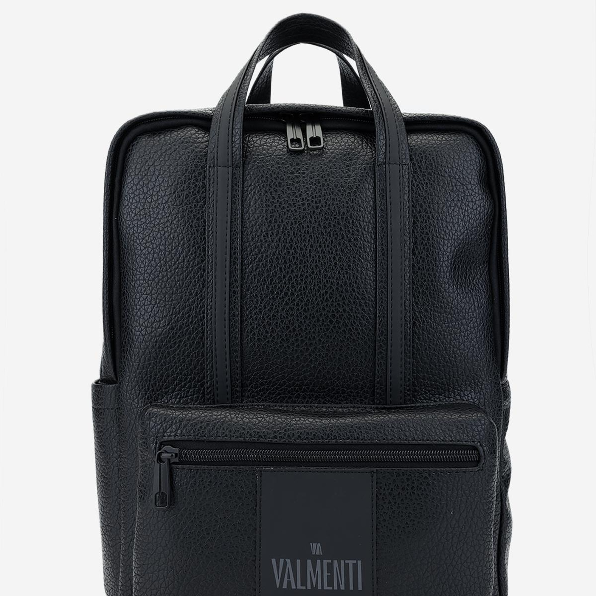 Valmenti Erkek Vegan Siyah Floter Sırt Çantası