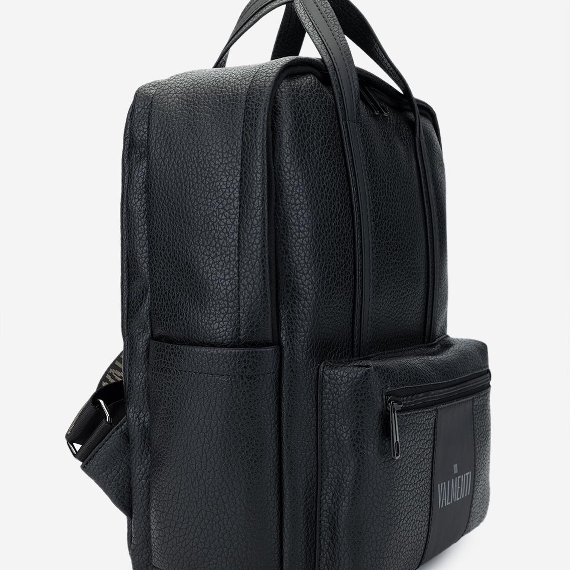 Valmenti Erkek Vegan Siyah Floter Sırt Çantası