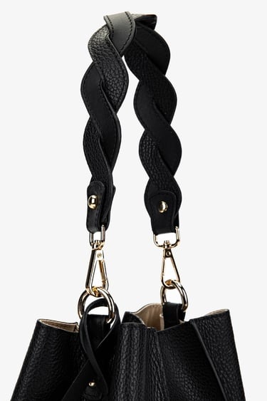  Valmenti Kadın Hakiki Deri Siyah Floter Omuz Çanta