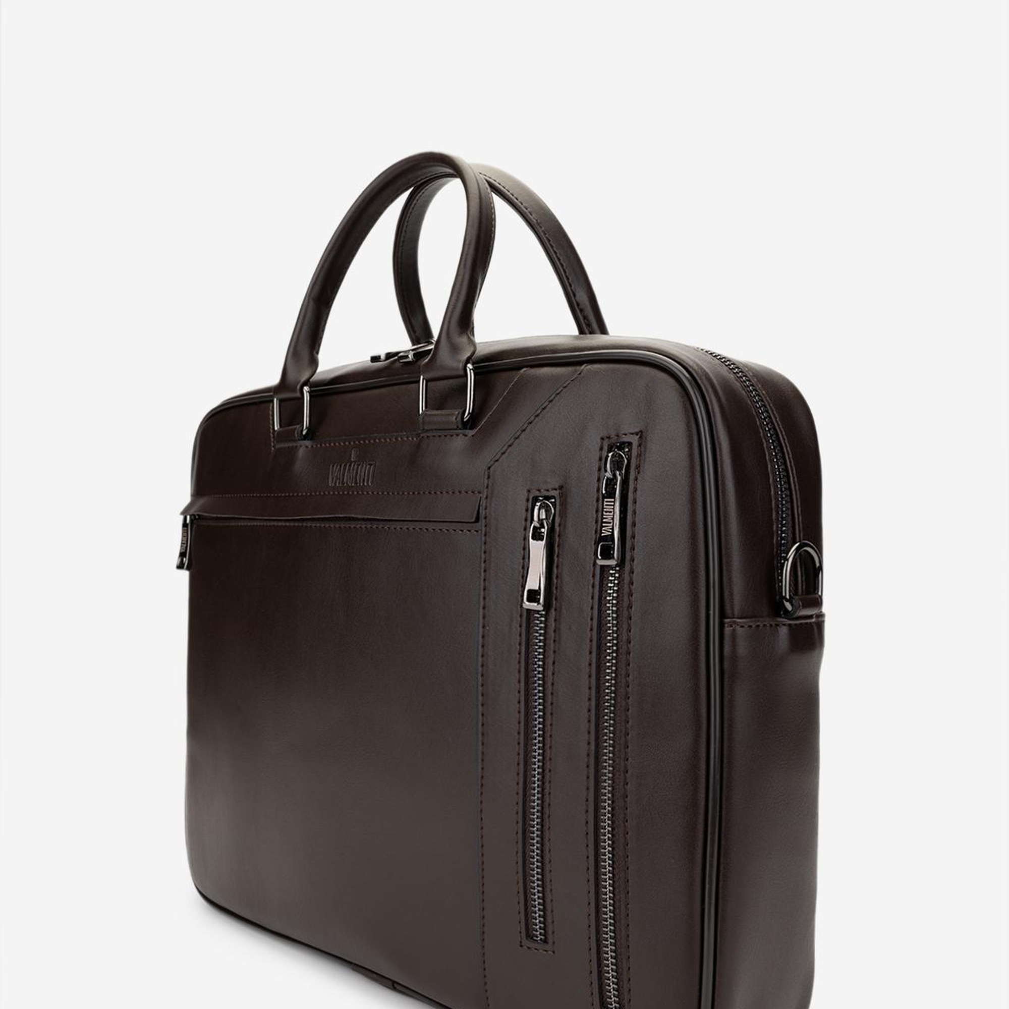 Valmenti Erkek Vegan Kahverengi Evrak Çantası