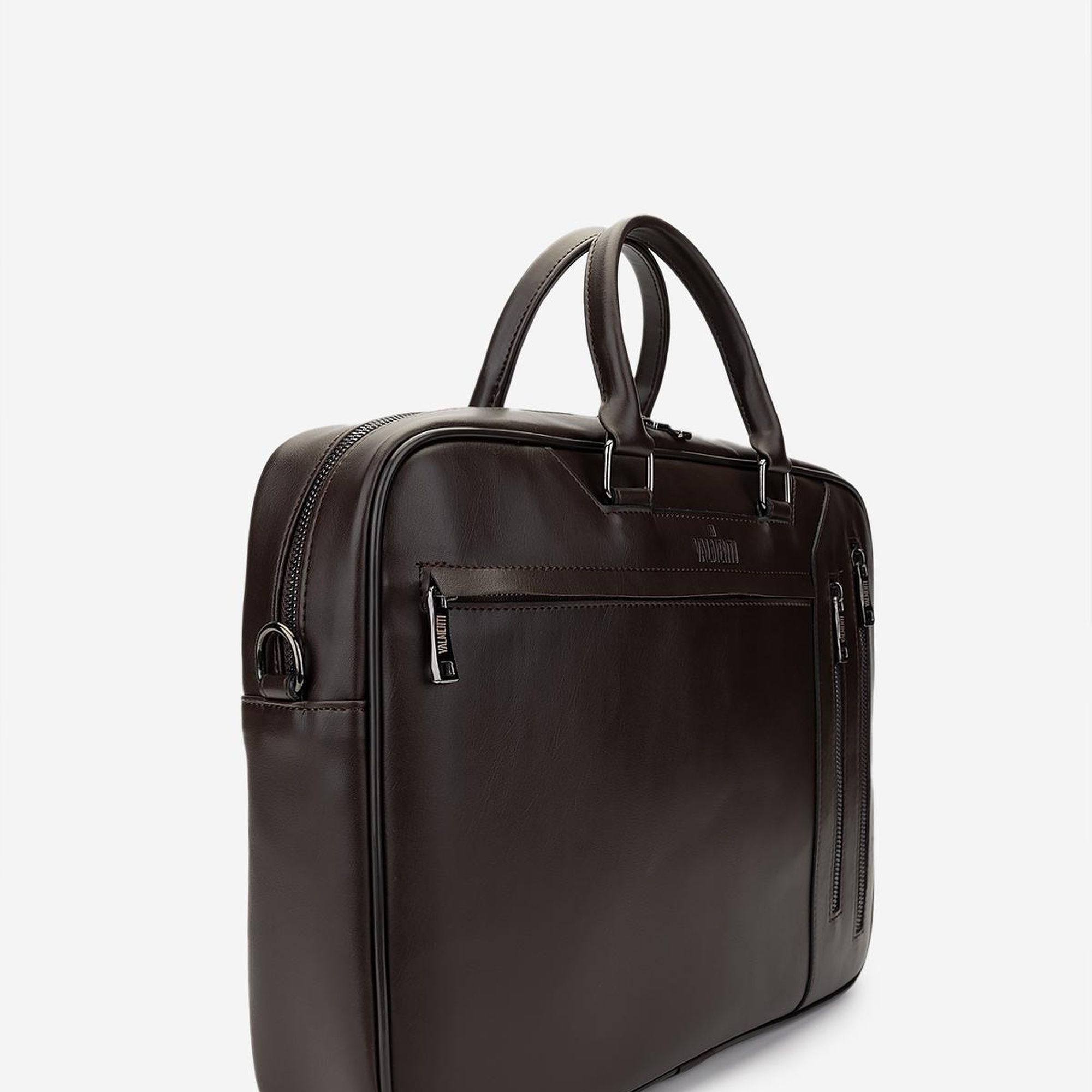 Valmenti Erkek Vegan Kahverengi Evrak Çantası