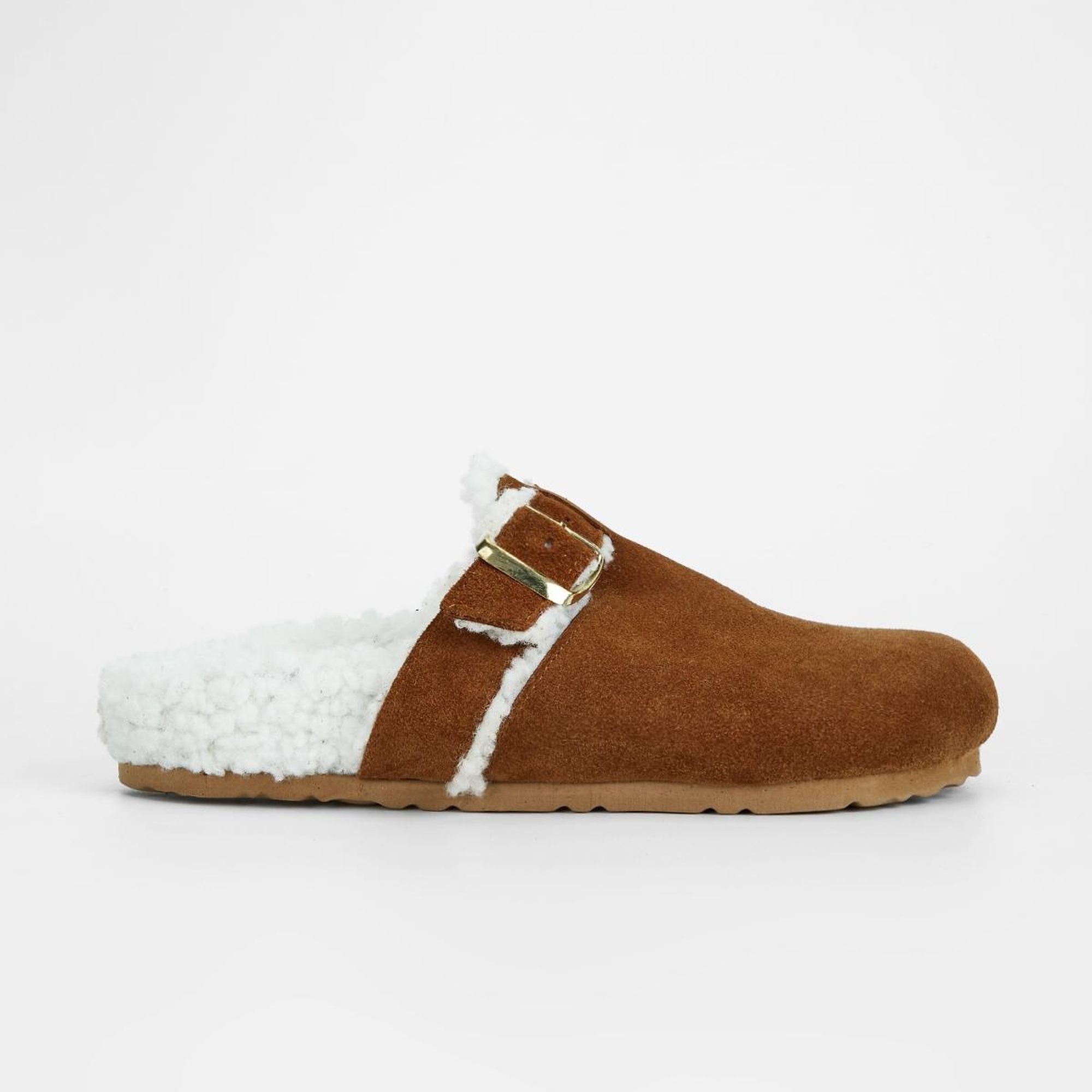 Valmenti Acrux Kadın Tarçın Süet Hakiki Deri Düz Terlik