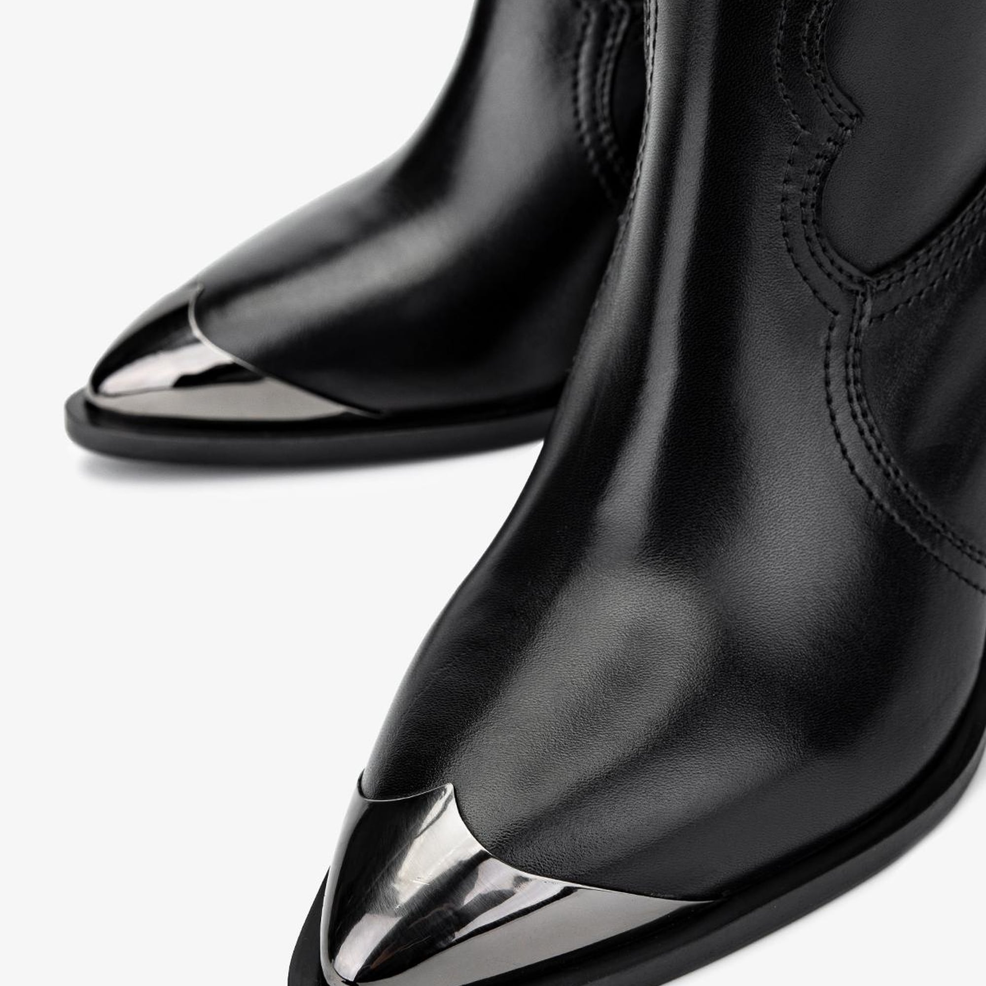 Valmenti Kadın Hakiki Deri Siyah Deri Casual Çizme