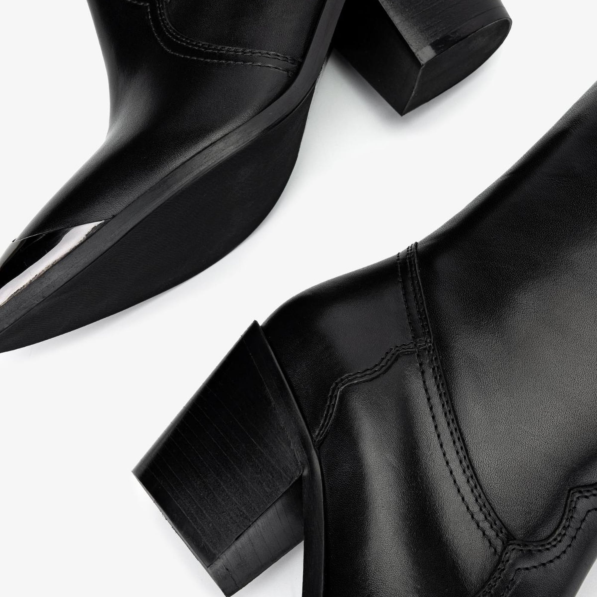 Valmenti Kadın Hakiki Deri Siyah Deri Casual Çizme