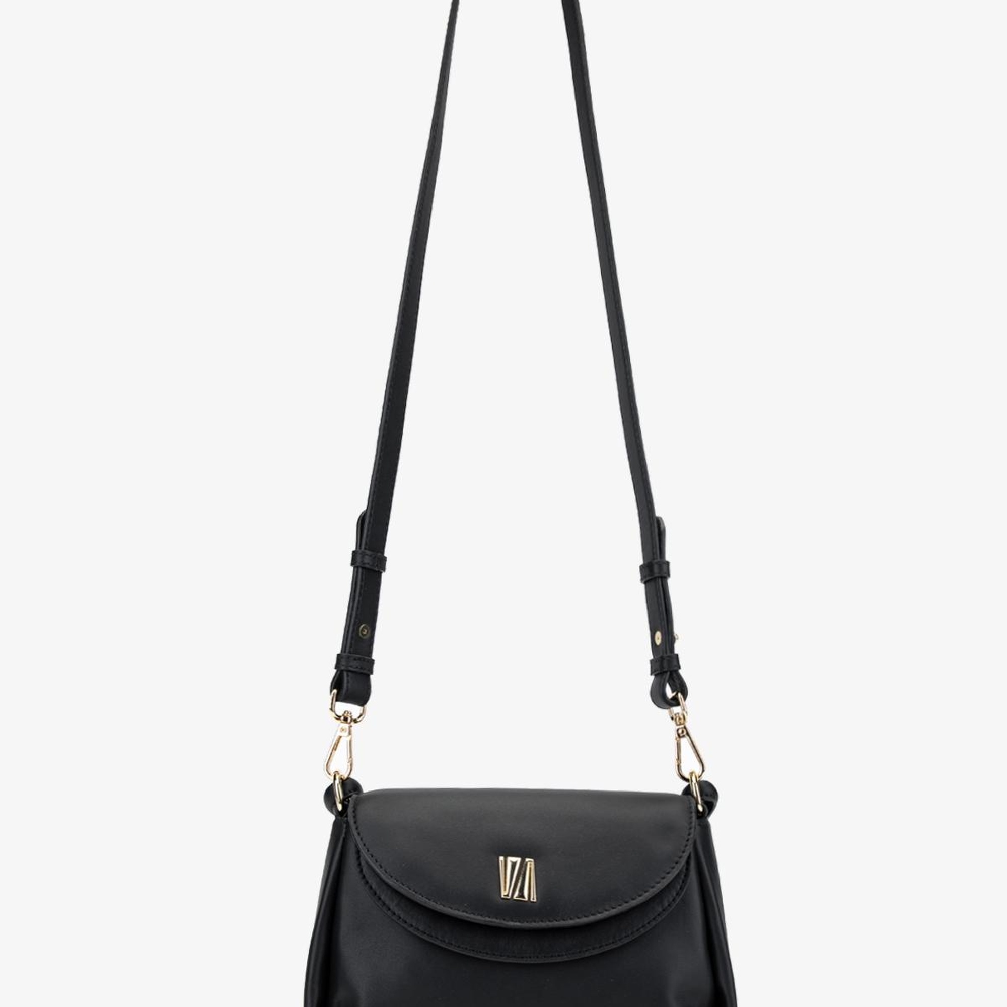 Valmenti Caly Kadın Siyah Hakiki Deri Omuz Çanta