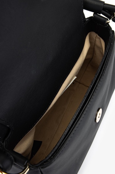  Valmenti Caly Kadın Siyah Hakiki Deri Omuz Çanta