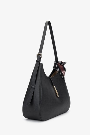  Valmenti Samty Kadın Siyah Hakiki Deri Omuz Çanta