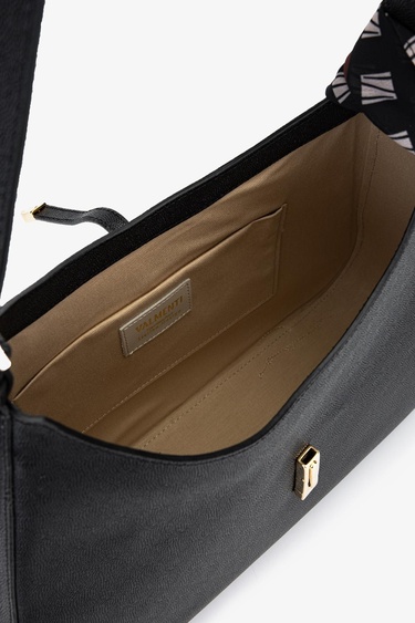  Valmenti Samty Kadın Siyah Hakiki Deri Omuz Çanta