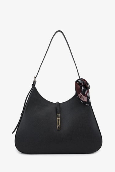  Valmenti Samty Kadın Siyah Hakiki Deri Omuz Çanta