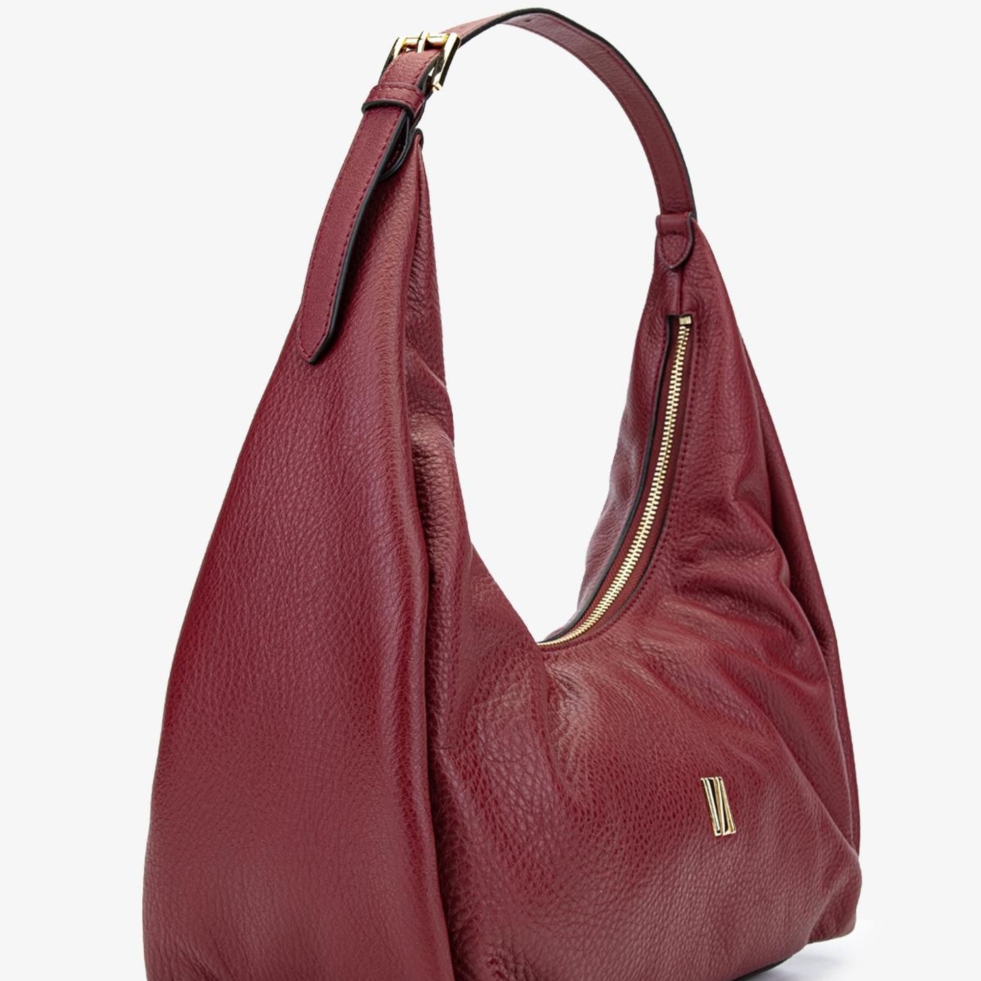 Valmenti Hakky Kadın Bordo Hakiki Deri Omuz Çanta