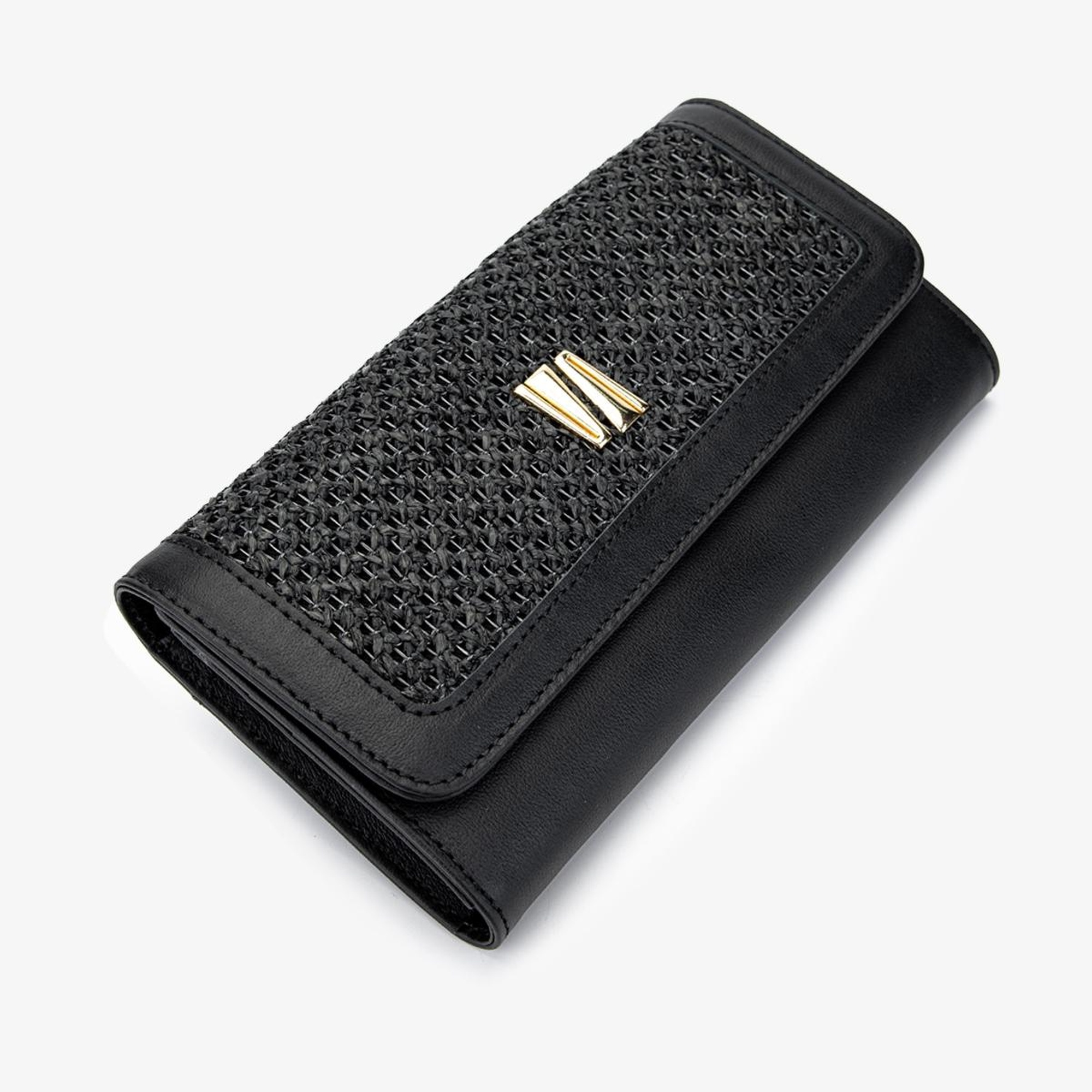 Valmenti Kadın Deri Hasır Cüzdan Cuzdan