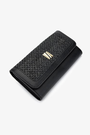  Valmenti Kadın Deri Hasır Cüzdan Cuzdan