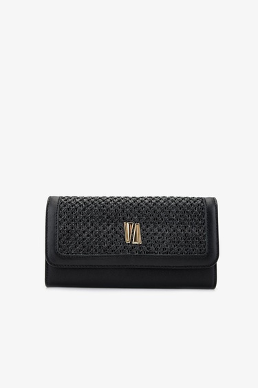  Valmenti Kadın Deri Hasır Cüzdan Cuzdan