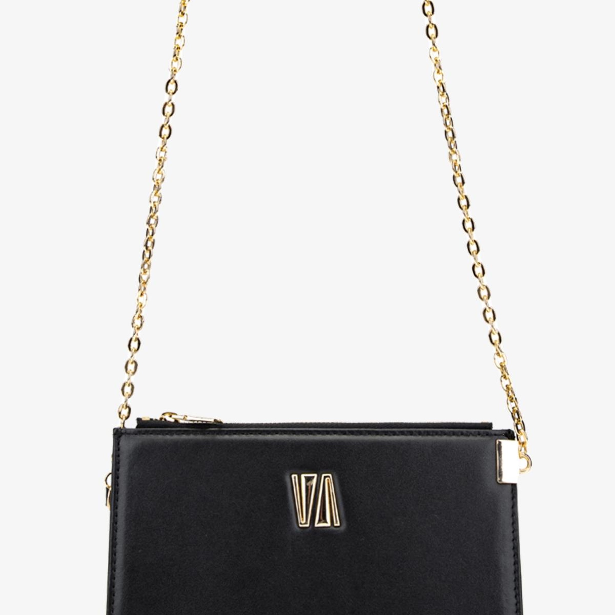 Valmenti Janti Kadın Siyah Hakiki Deri El Çantası