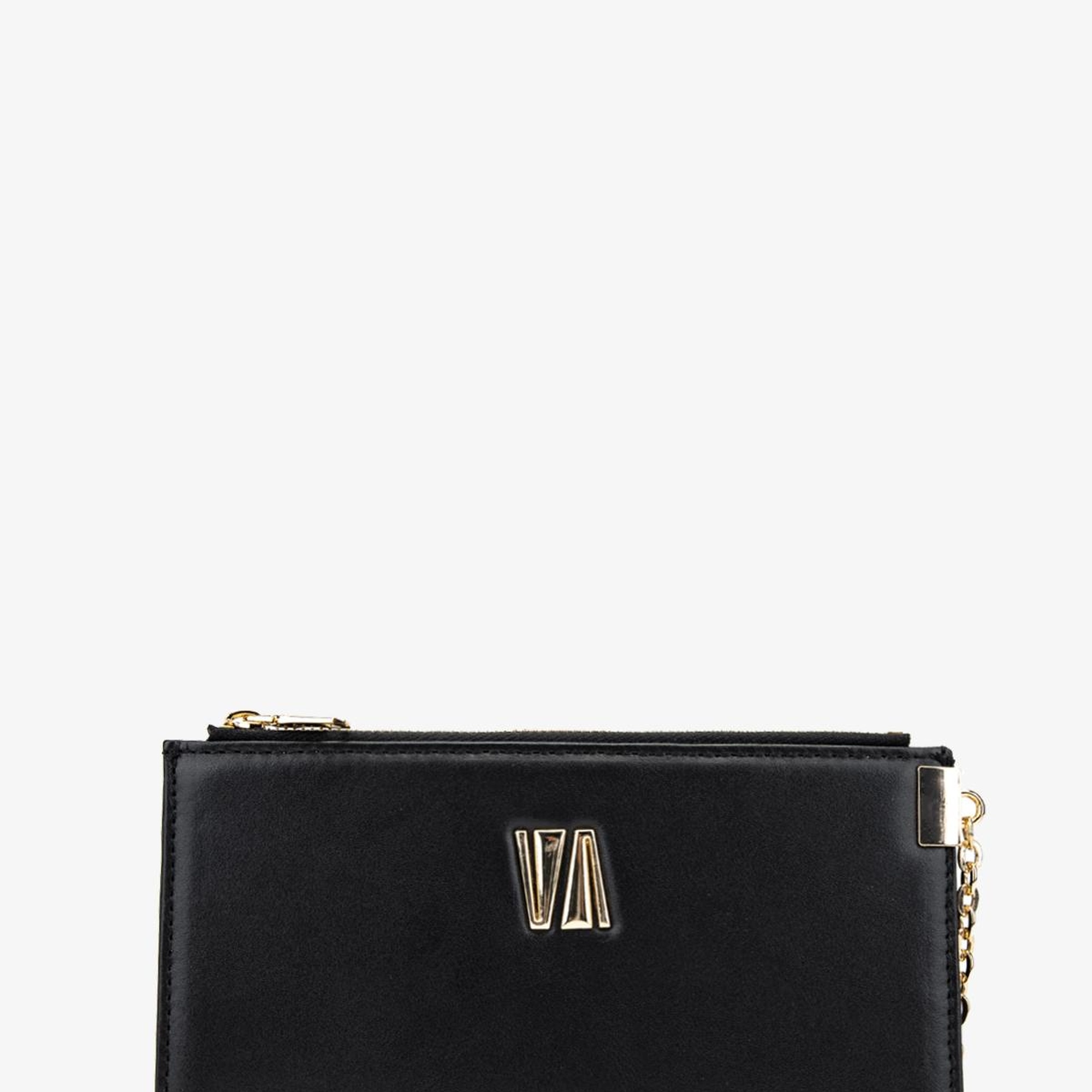 Valmenti Janti Kadın Siyah Hakiki Deri El Çantası