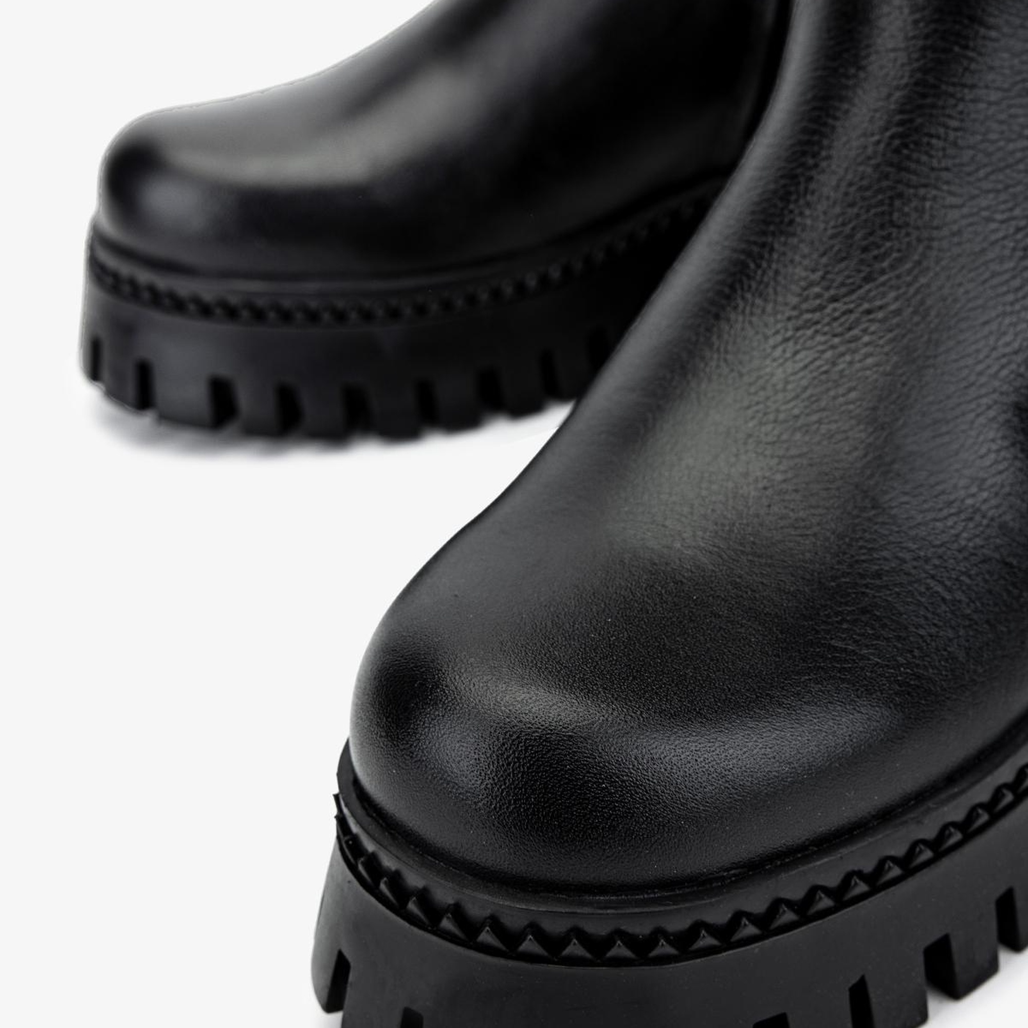 Valmenti Kadın Hakiki Deri Siyah Floter Casual Çizme