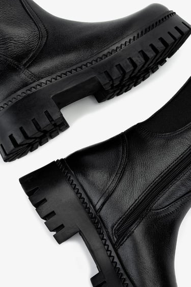  Valmenti Kadın Hakiki Deri Siyah Floter Casual Çizme