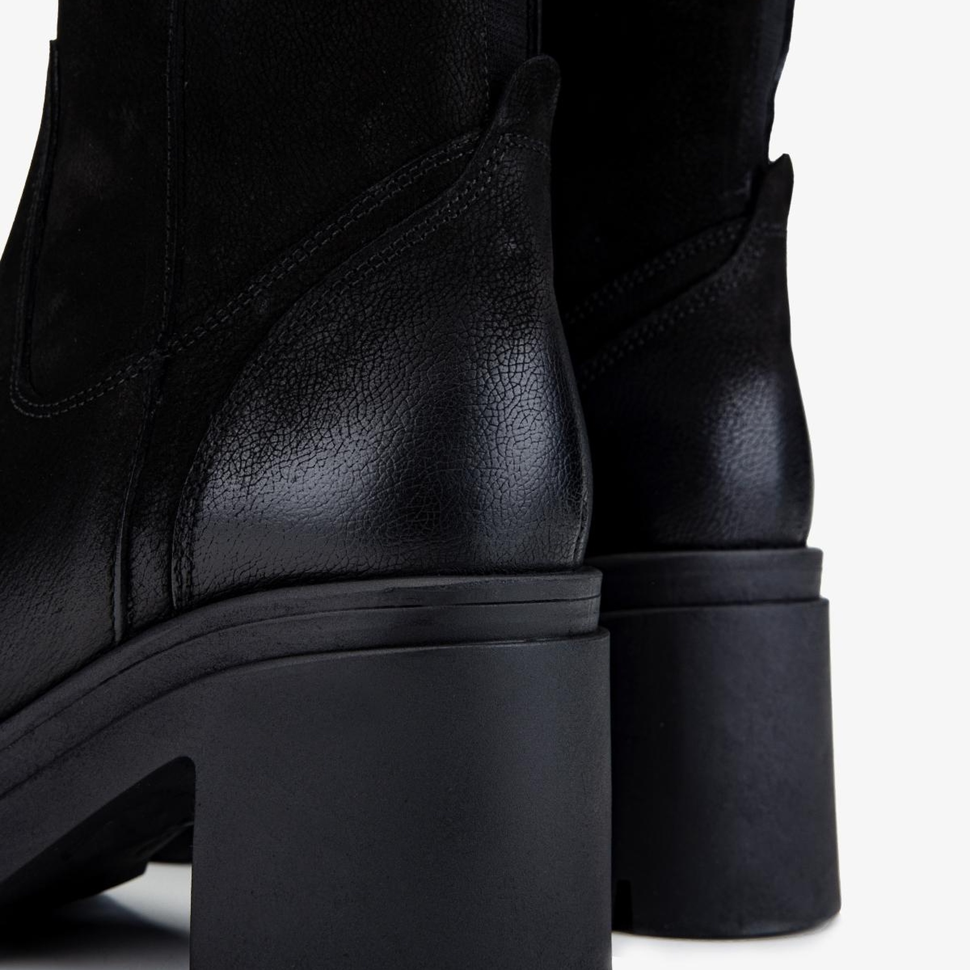 Valmenti Kadın Hakiki Deri Siyah Nubuk Casual Çizme